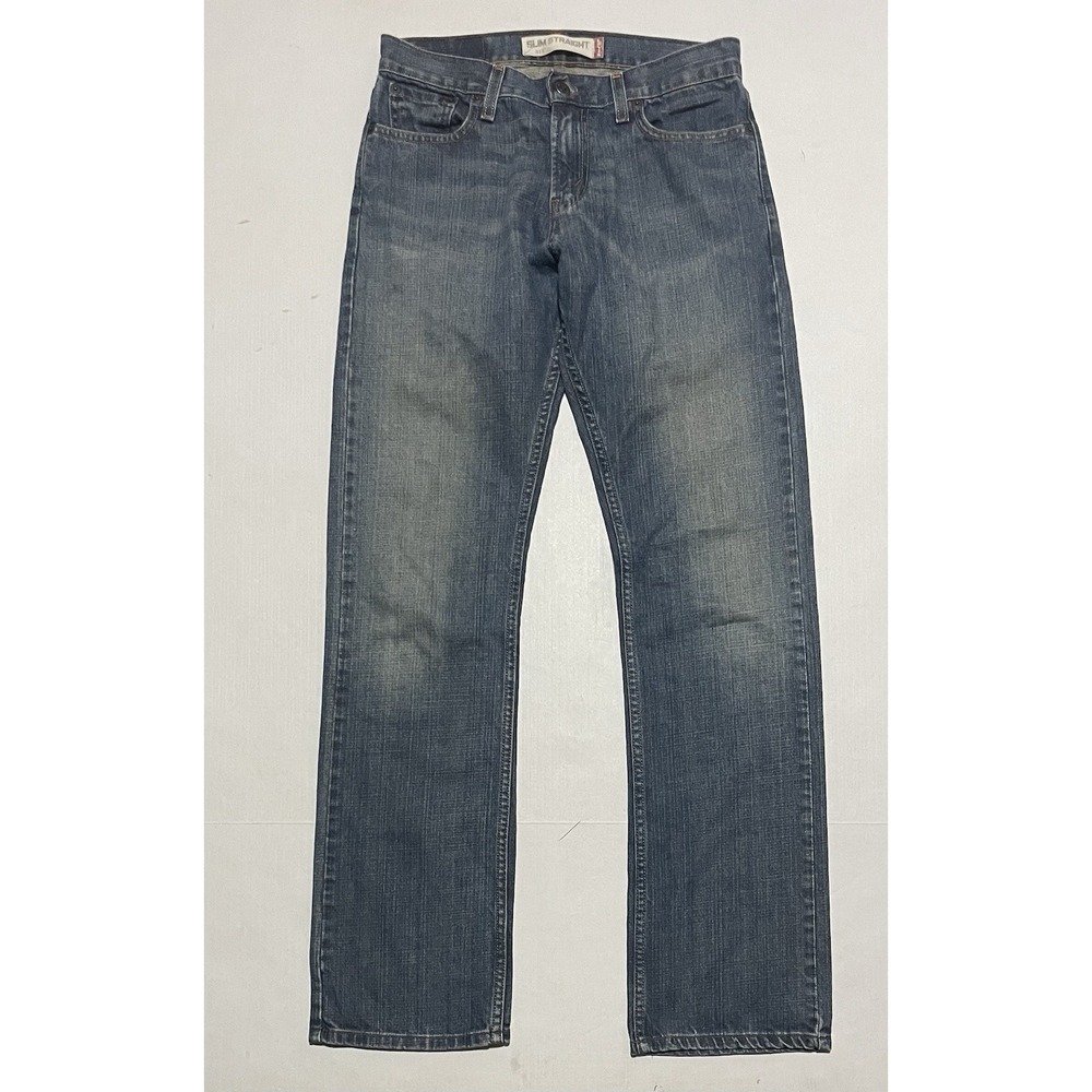 Levis 514 Jeans Mens 29 X 33 Blue Medium Wash Denim Pants Slim Straight Y2K VTG